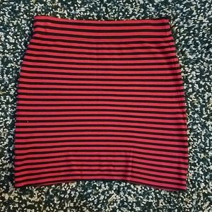 Madewell mini bodycon skirt, M
